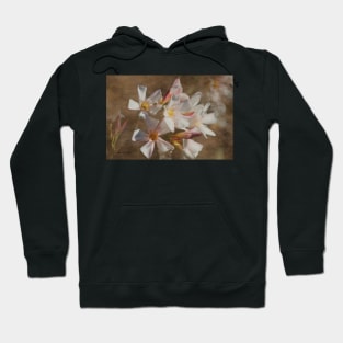 Soft Pink Blush Oleander Digital Art Hoodie